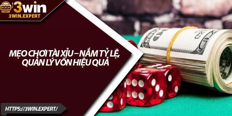 Mẹo Chơi Tài Xỉu – Nắm Tỷ Lệ, Quản Lý Vốn Hiệu Quả 1 Meo Choi Tai Xiu – Nam Ty Le Quan Ly Von Hieu Qua